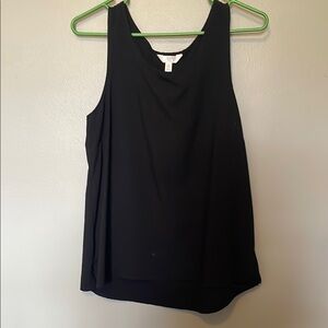 Black Sleeveless Women's Top